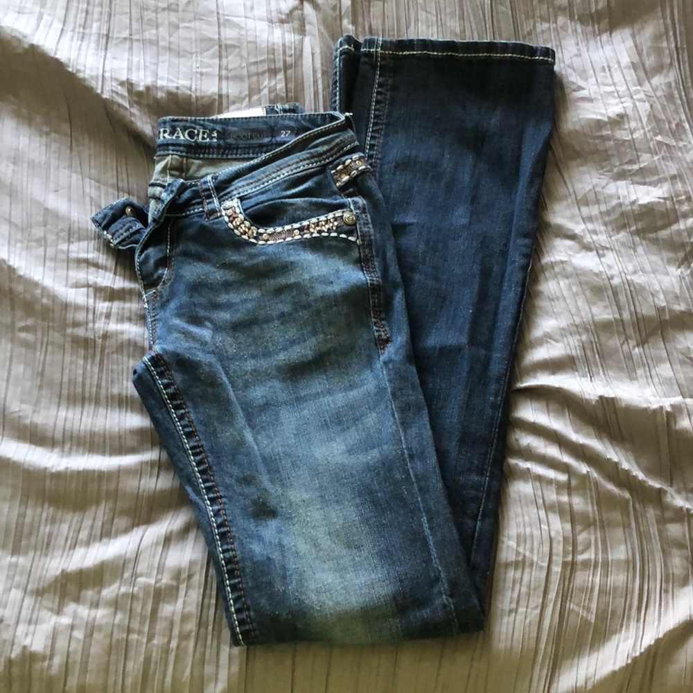 Grace in LA flare jeans